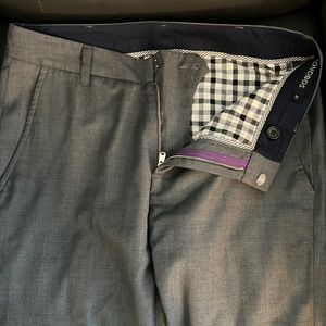 Bonobos Mens Dress Pants 31/30 Grey Wool Blend